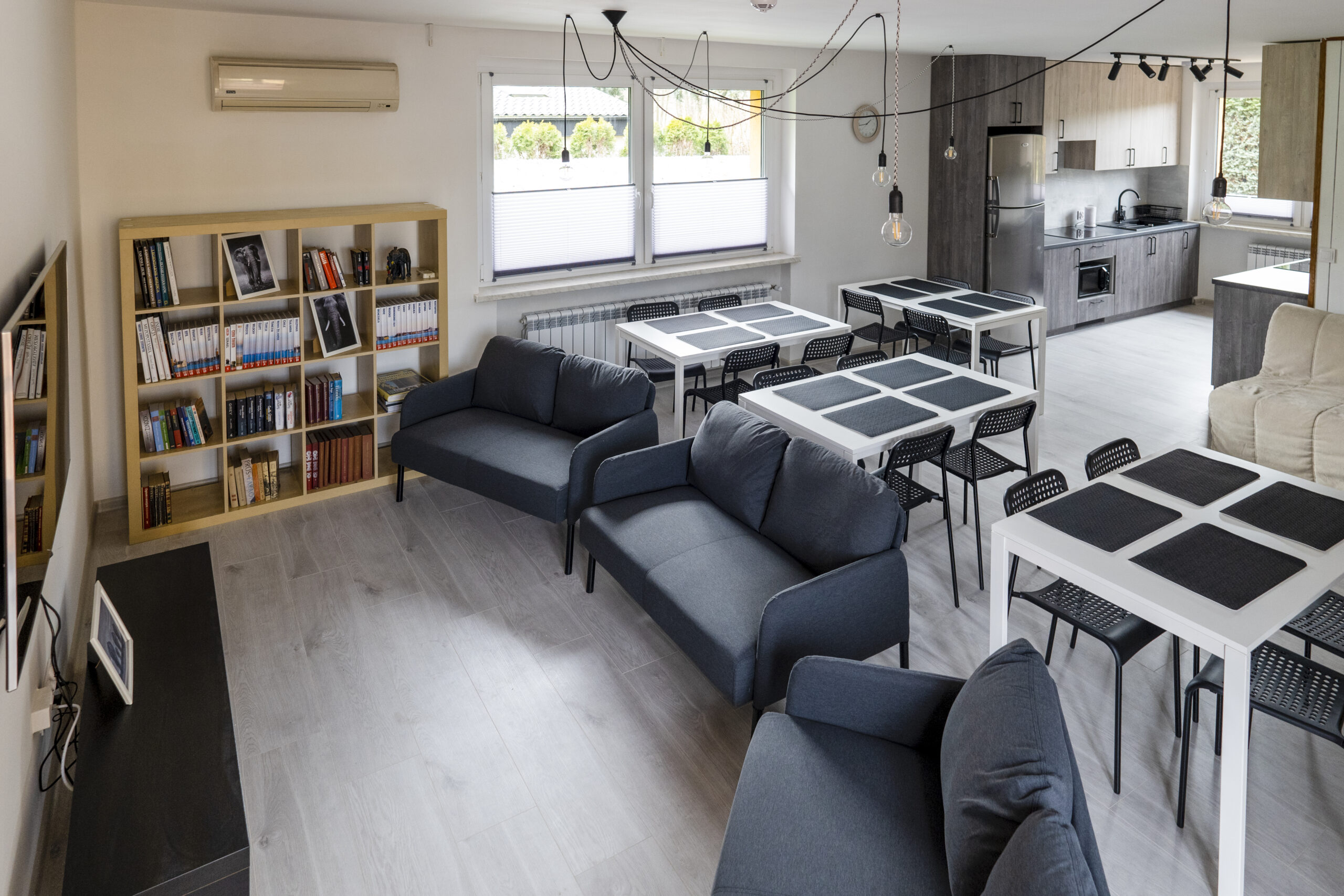 Widoko na salon z góry